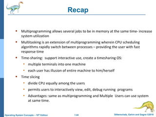 introduction to operating system- main concepts | PDF