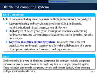 Comprehensive Introduction to Distributed Systems in Software ...