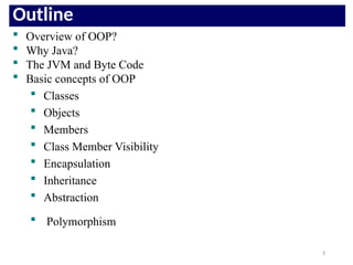 Comprehensive Introduction to Object Oriented Programming in Java | PPTX
