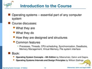 Advanced Operating System Basics & Concepts | PPTX