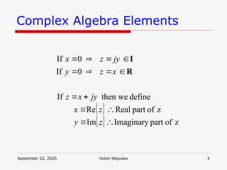 ece3551 Microcomputer Systems : Complex Algebra Review.ppt