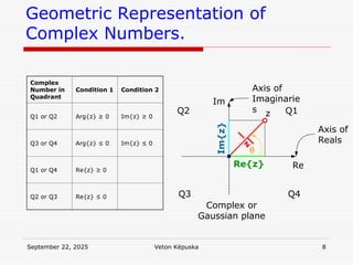 ece3551 Microcomputer Systems : Complex Algebra Review.ppt