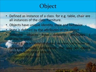 introduction to oops presentation | PPT