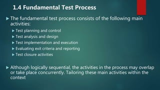 Fundamentals of Testing | PPTX