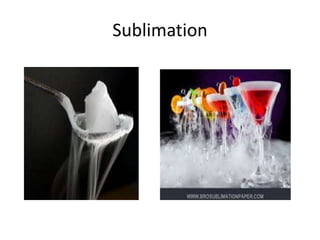 Sublimation
 