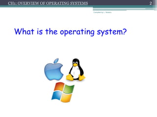 Ch1 overview of operating systems | PPT