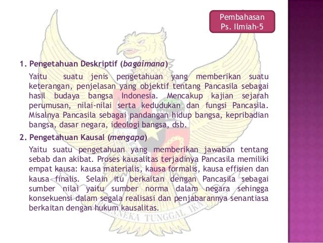 Fungsi Pokok Pancasila Sebagai Pandangan Hidup Bangsa