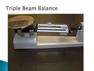 Triple Beam Balance
