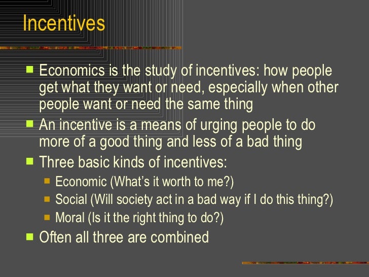 Basic Economic Principles