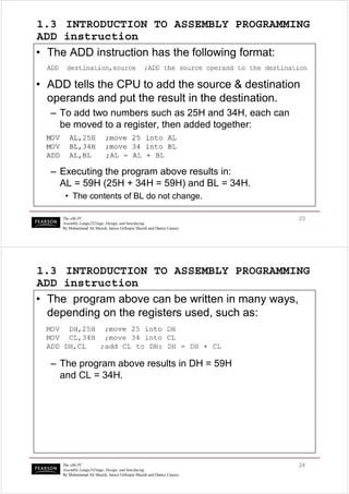 Ch 1 the x86 µprocessor | PDF