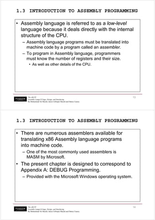 Ch 1 the x86 µprocessor | PDF