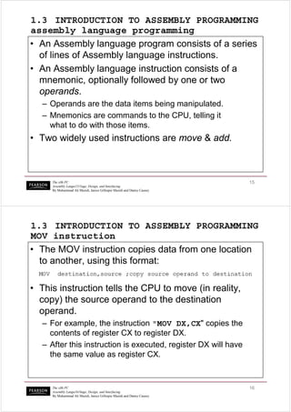 Ch 1 the x86 µprocessor | PDF