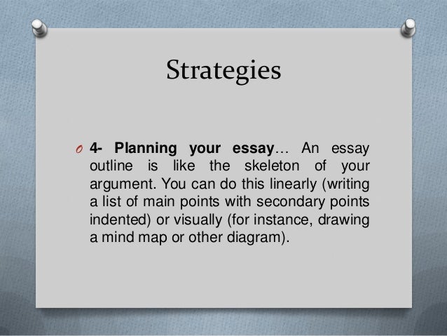 What are the steps of writing a good essay