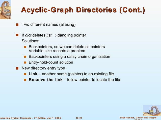 Chapter 10 - File System Interface | PPT