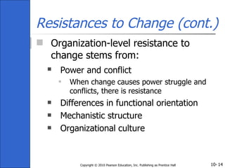Ch10 - Organisation theory design and change gareth jones | PPT