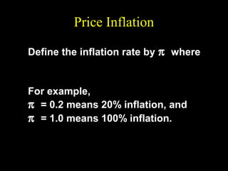 What Is Inflation Example Ch10 | PPT