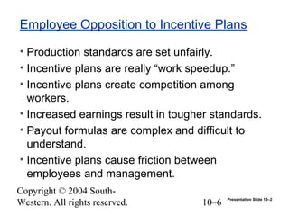 Sample Friction Incentive Chapter 10 Pay-for-Performance: Incentive Rewards | PPT