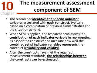 Ch 10. SEM Structural Equation Modelling | PDF