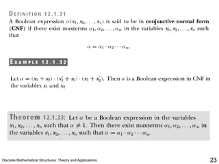 Discrete Mathematical Structures: Theory and Applications 23
 