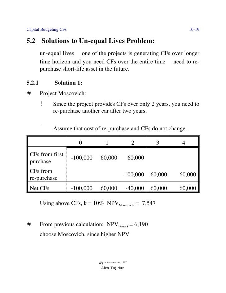 Ch10 Measuring Cash Flow