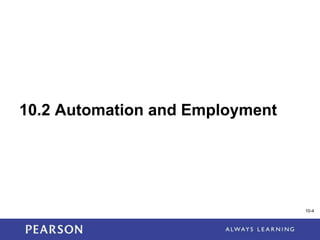 1-4
10.2 Automation and Employment
10-4
 