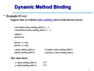 dynamic binding ppt is important for education perpose | PPT