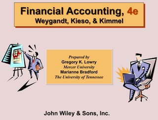 John Wiley & Sons, Inc.
Financial Accounting, 4e
Weygandt, Kieso, & Kimmel
Prepared by
Gregory K. Lowry
Mercer University
Marianne Bradford
The University of Tennessee
 