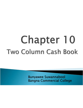 Ch10 Two Column Cash Book