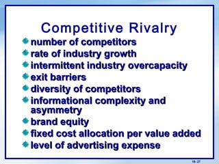 Ch 10 competitive analysis | PPT