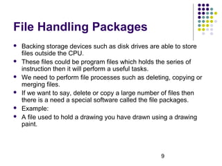 File Package Items Ch10 data transfer | PPT