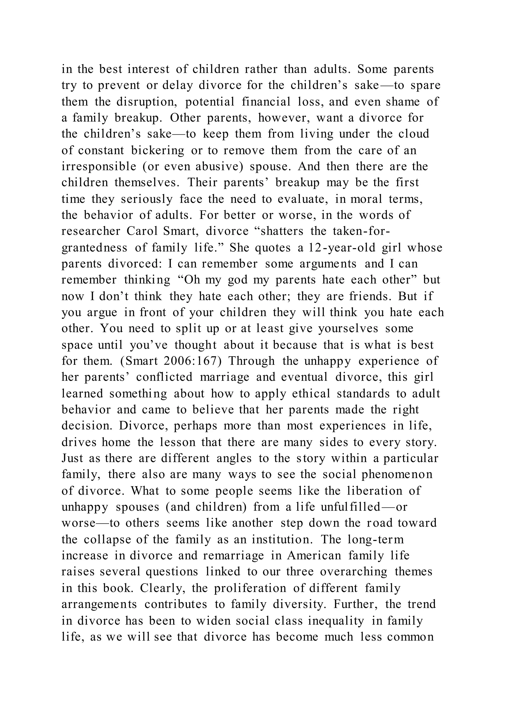 CH 10 Divorce, Remarriage and Blended Families The critically ac | DOCX