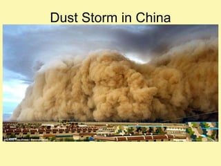 Dust Storm in China 