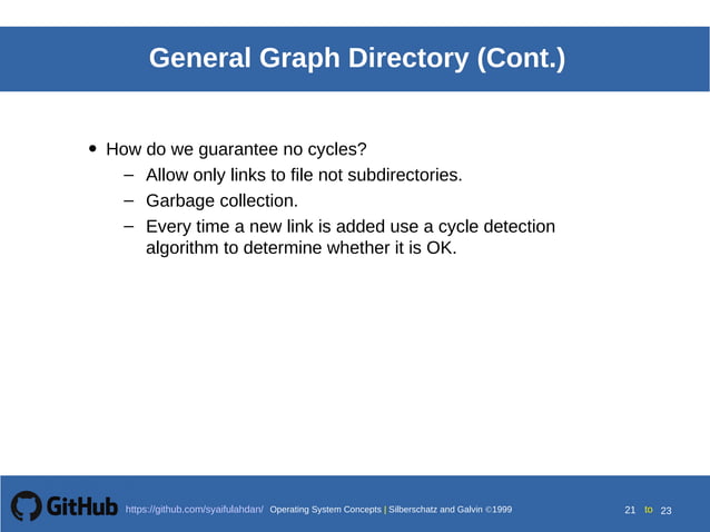 Operating System : Ch10 file system interface | PPT