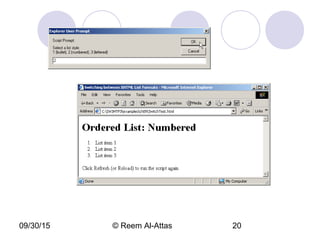 09/30/15 © Reem Al-Attas 20
 