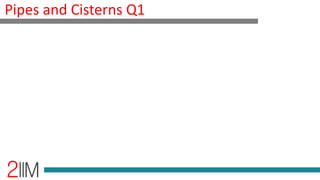 Pipes and Cisterns Q1
 