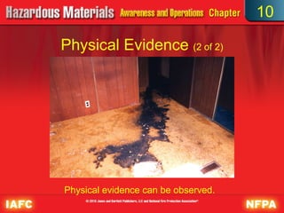 10

Physical Evidence (2 of 2)




Physical evidence can be observed.
 