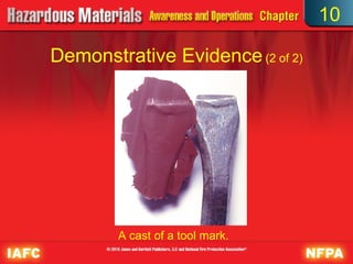 10

Demonstrative Evidence (2 of 2)




        A cast of a tool mark.
 