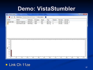 Demo: VistaStumbler Link Ch 11ze 