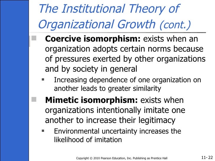 Ch11 Organisation theory design and change gareth jones