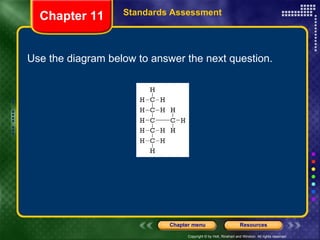 Use the diagram below to answer the next question. Chapter 11 Standards Assessment 