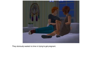 They obviously wasted no time in trying to get pregnant.
 