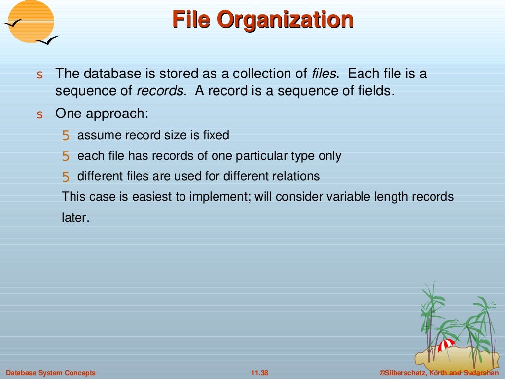 11. Storage and File Structure in DBMS