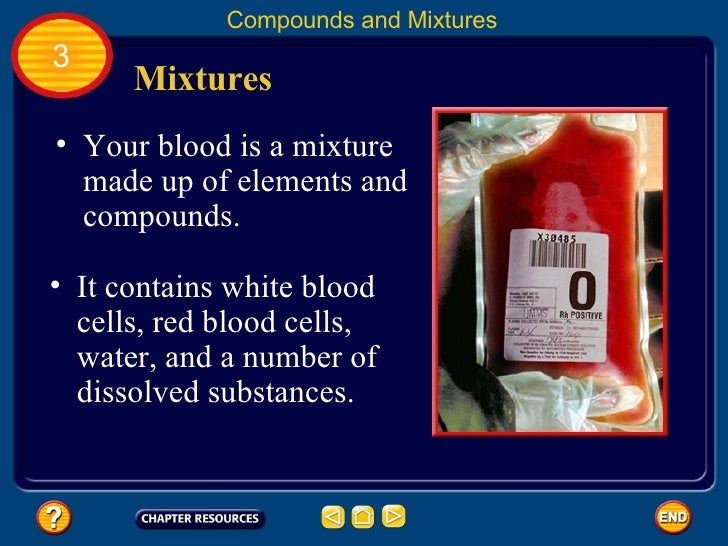Ch 11 2&3 Elements, Compounds, and Mixtures