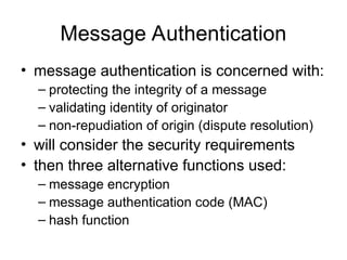 cryptography and network security by william stallings | PPT