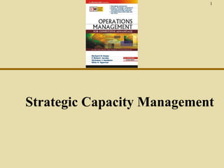 1

Strategic Capacity Management

 