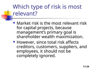 Potential Capital Project Risks Examples Comprehensive Guide to Cash Flow Estimation and Risk Analysis in ...
