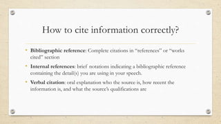 Ch11 being credible and using evidence power point | PPTX