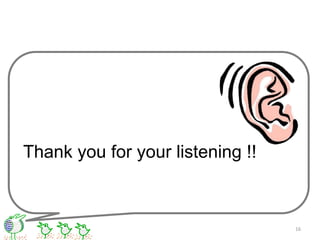 Thank you for your listening !!
16
 