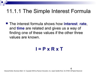 Interest Algebra Business math CH 1 | PPT