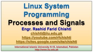 Linux Systems Programming: Process CommunCh11 Processes and Signals | PPT